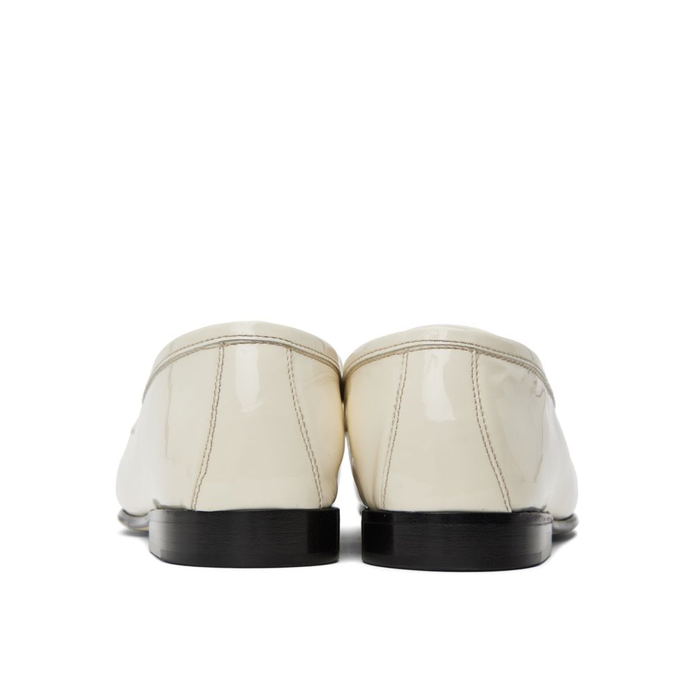 Jimmy Choo White Calfskin Slip-On Loafers | Regal Royce