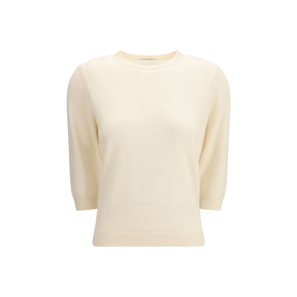 Allude Cream Cashmere Cashmere Sweater | Regal Royce