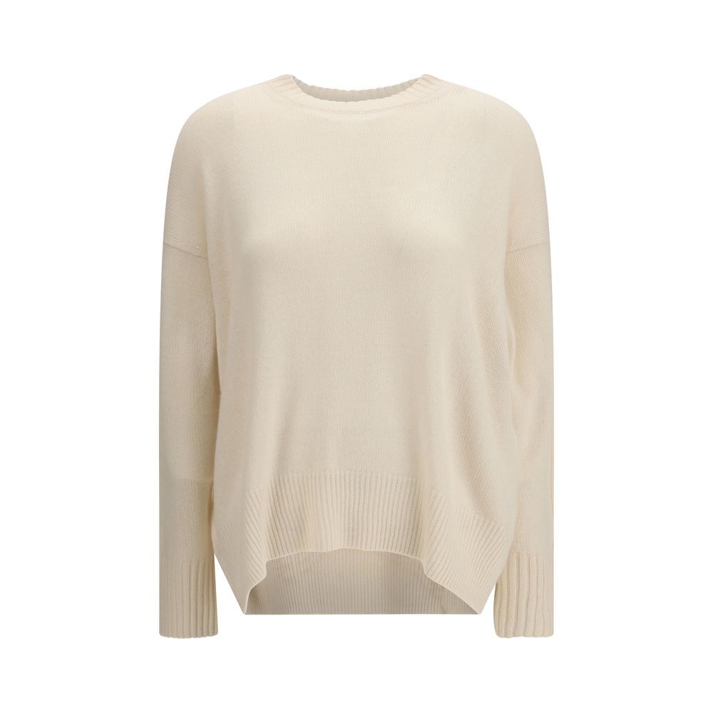Allude Cream Cashmere Cashmere Sweater | Regal Royce