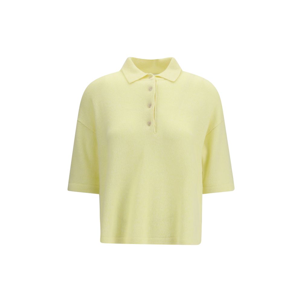 Allude Bicolor Cashmere Polo Shirt | Regal Royce