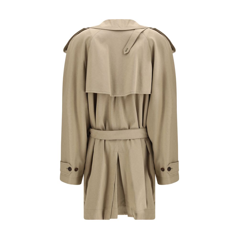 Balenciaga Beige Cotton Trench Coat | Regal Royce