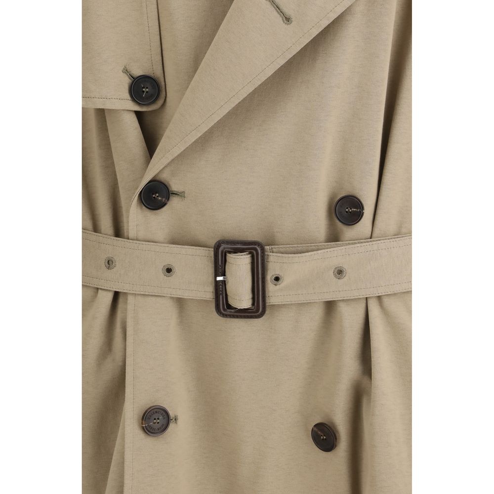 Balenciaga Beige Cotton Trench Coat | Regal Royce
