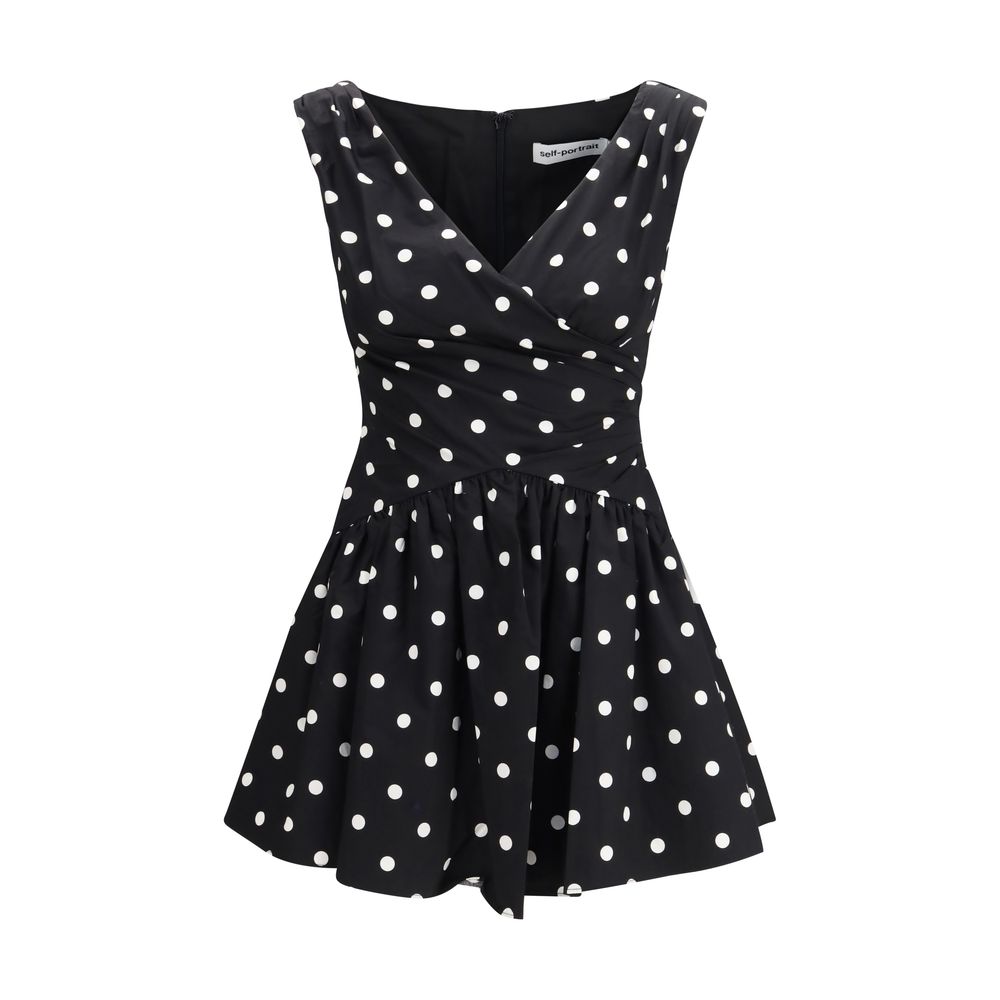 Self-Portrait Multicolor Cotton Casual Dress | Regal Royce