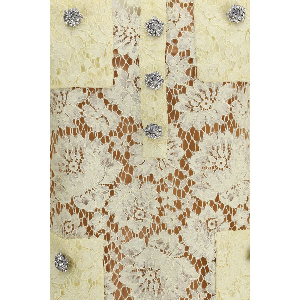 Self-Portrait Bicolor Polyamide Casual Dress | Regal Royce