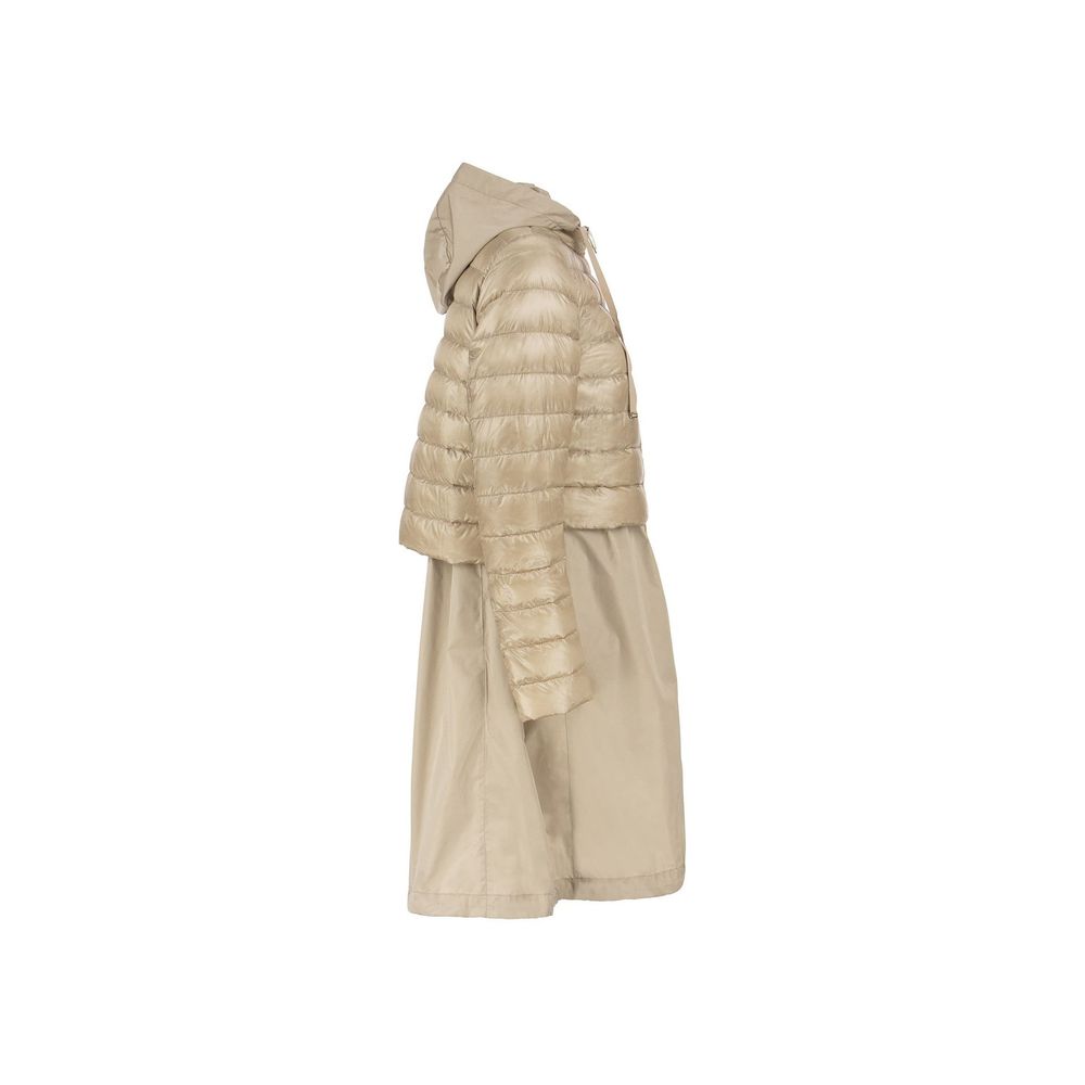 Herno Beige Polyester Coat | Regal Royce