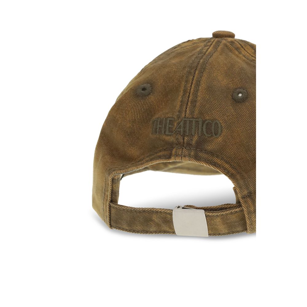 The Attico Brown Cotton Cap (Baseball Hat) | Regal Royce