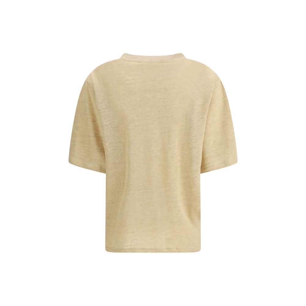 Rohe Beige Linen T-Shirt | Regal Royce
