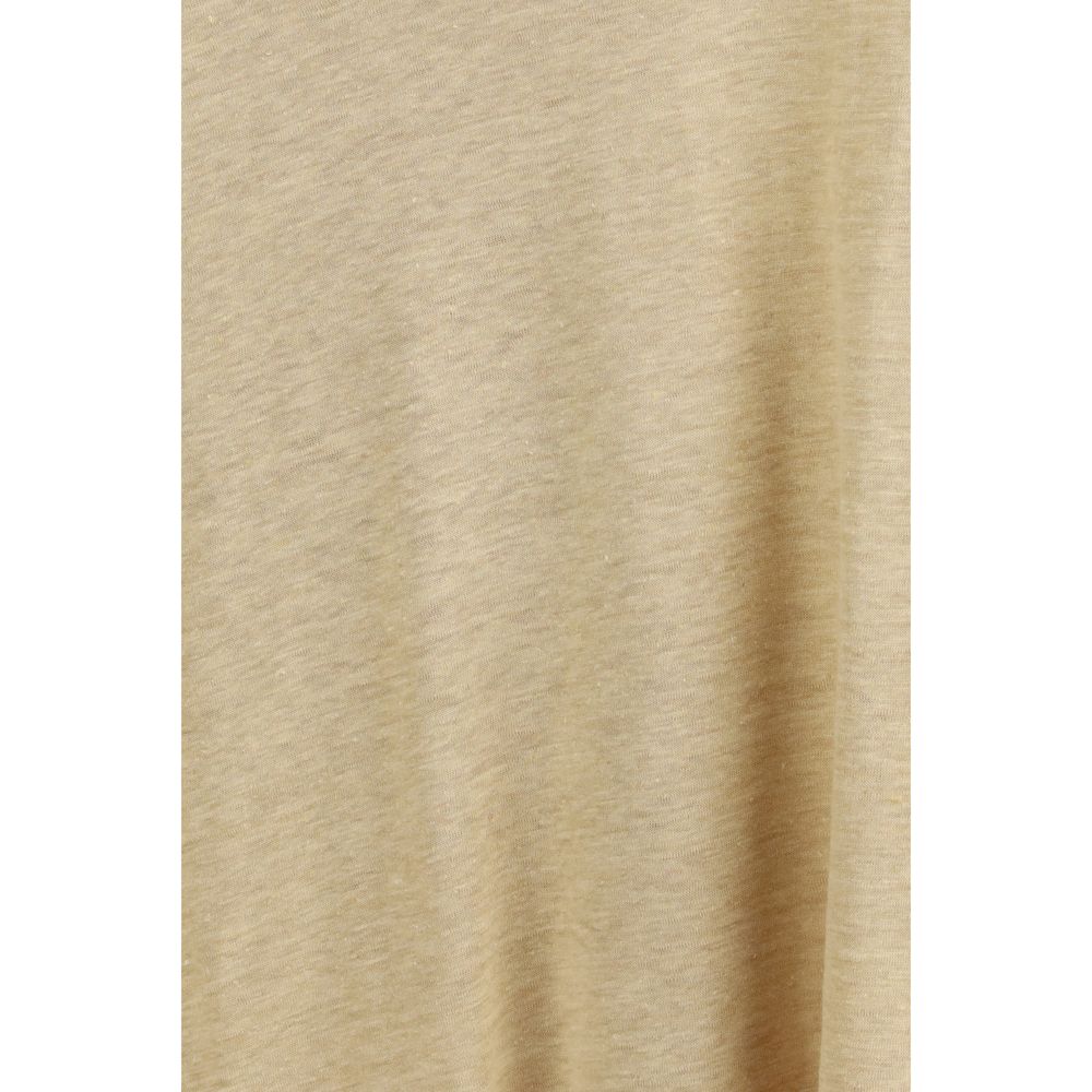 Rohe Beige Linen T-Shirt | Regal Royce
