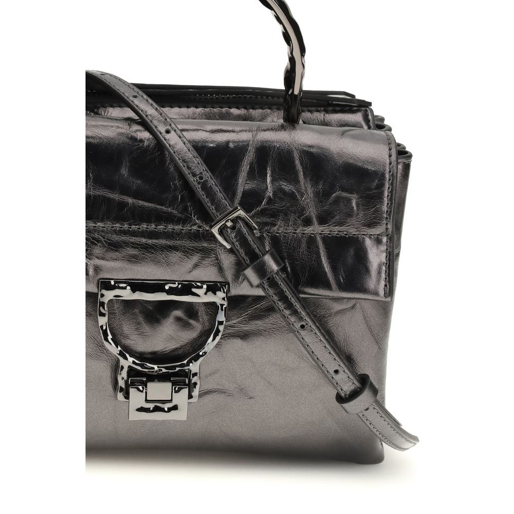 Coccinelle Black Calf Leather Bos Taurus Handbag | Regal Royce