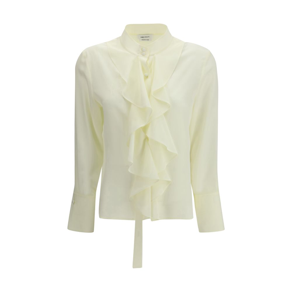 Alexander McQueen Bicolor Silk Shirt | Regal Royce