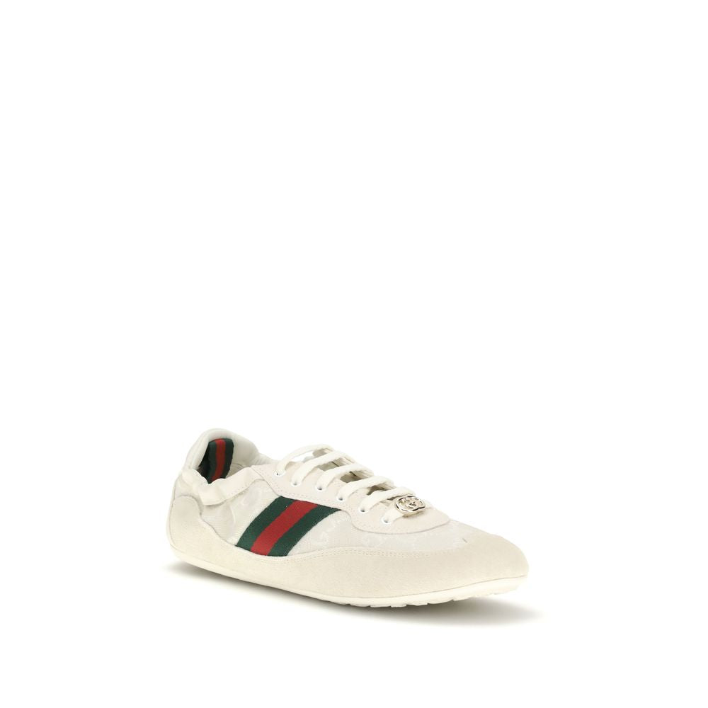 Gucci Cream Calf Leather Bos Taurus Low Top Sneakers | Regal Royce