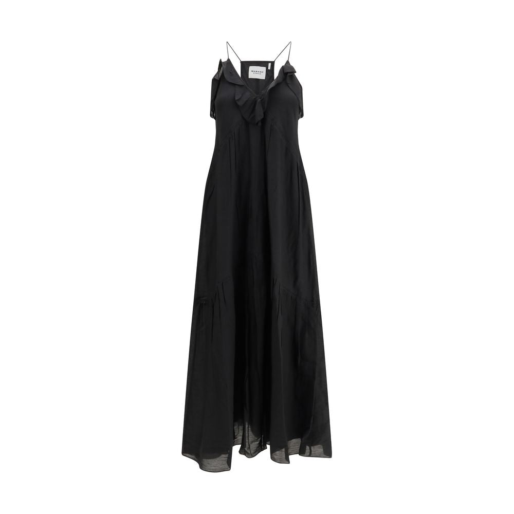 Marant Etoile Black Cotton Casual Dress | Regal Royce
