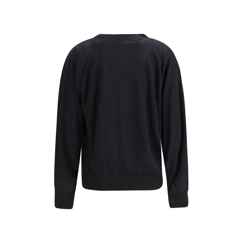Marant Etoile Black Linen Sweatshirt | Regal Royce