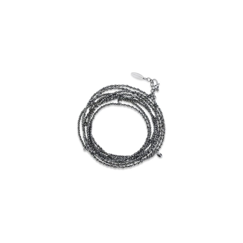 Brunello Cucinelli Black Silver Bracelet | Regal Royce