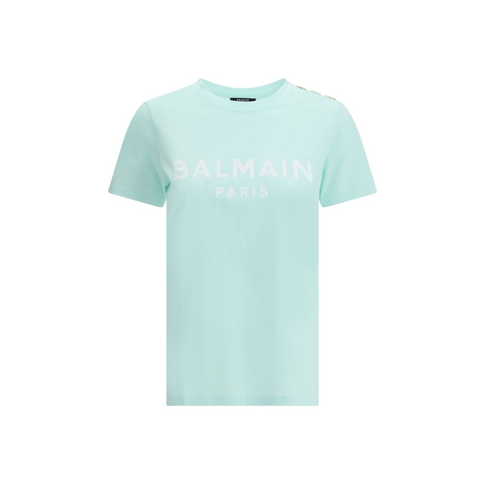 Balmain Bicolor Cotton T-Shirt | Regal Royce