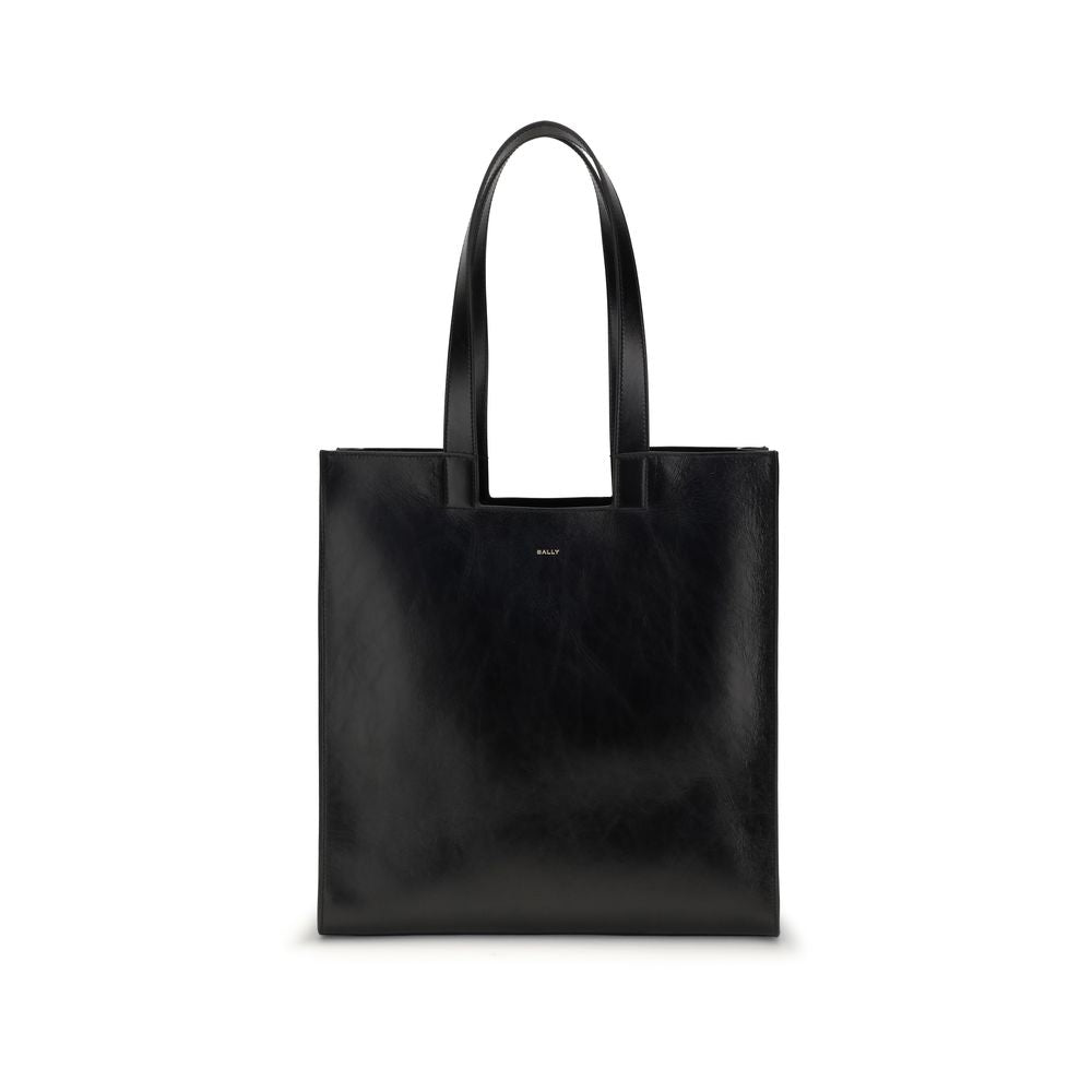 Bally Black Calf Leather Bos Taurus Shoulder Bag | Regal Royce