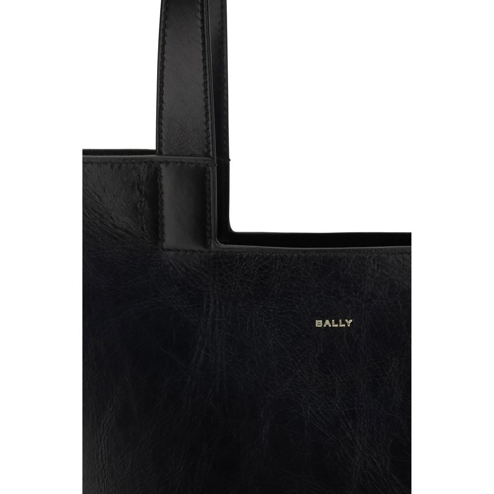 Bally Black Calf Leather Bos Taurus Shoulder Bag | Regal Royce