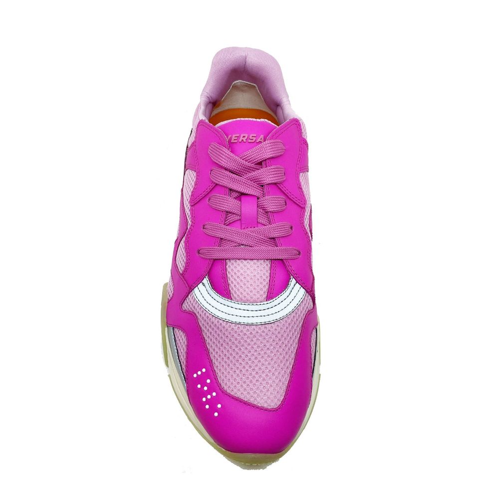 Versace Multicolor Leather Chunky Sneakers | Regal Royce