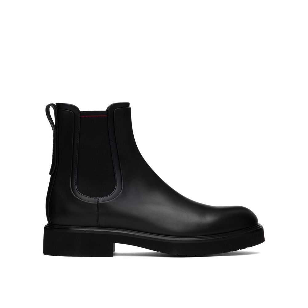 Salvatore Ferragamo Black Calfskin Chelsea Boots | Regal Royce