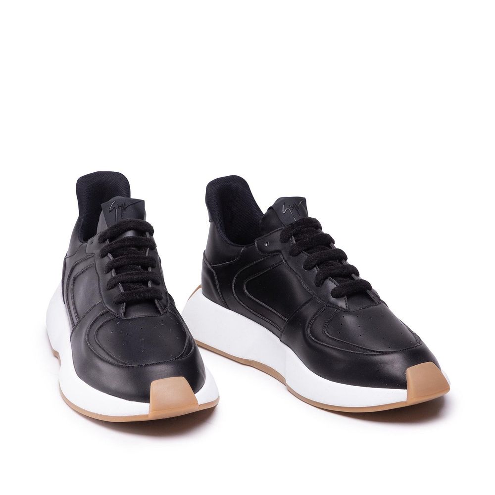 Giuseppe Zanotti Black Calfskin Sneakers | Regal Royce