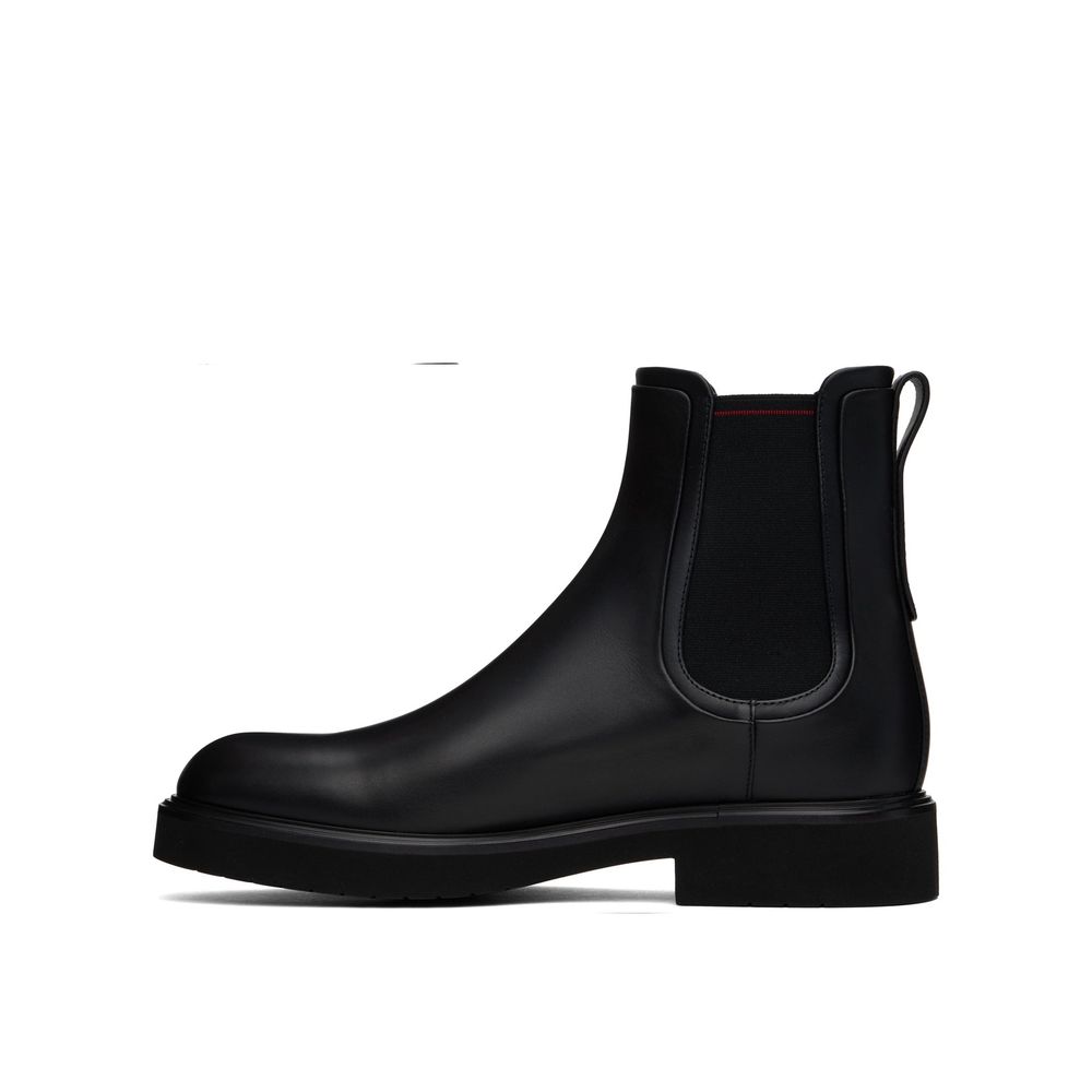 Salvatore Ferragamo Black Calfskin Chelsea Boots | Regal Royce