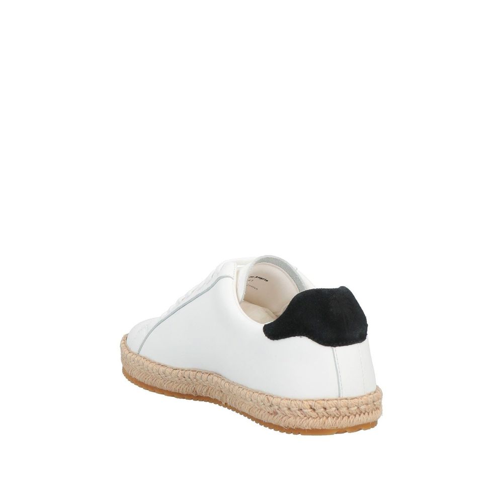 Palm Angels White Calfskin Platform Sneakers | Regal Royce