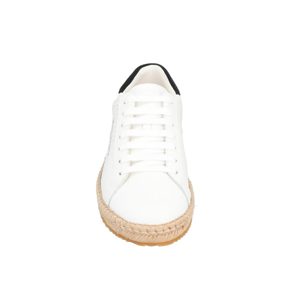 Palm Angels White Calfskin Platform Sneakers | Regal Royce