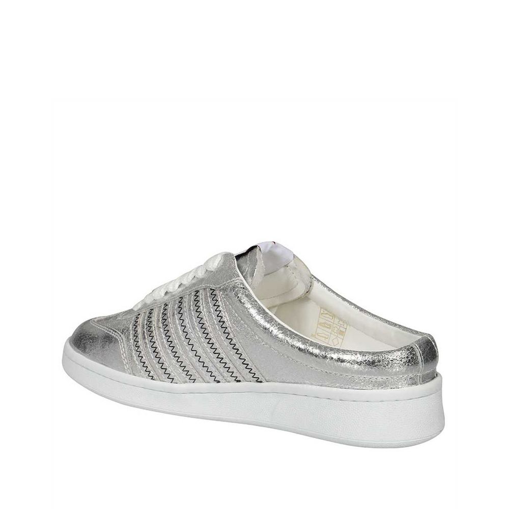 Dsquared² Silver Calfskin Sneakers | Regal Royce