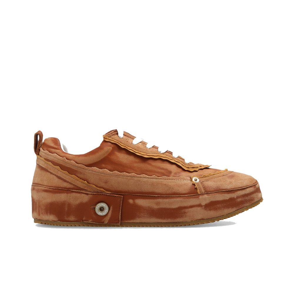 Loewe Brown Calfskin Platform Sneakers | Regal Royce