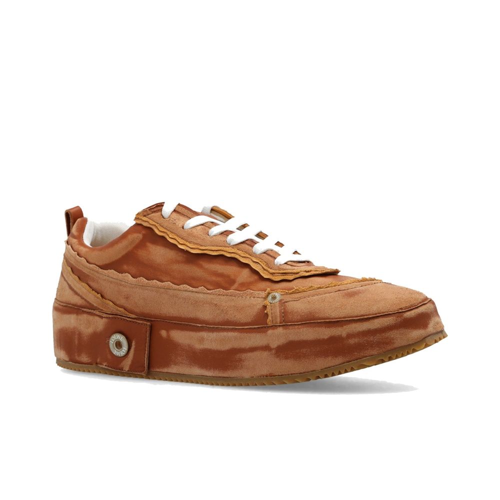Loewe Brown Calfskin Platform Sneakers | Regal Royce