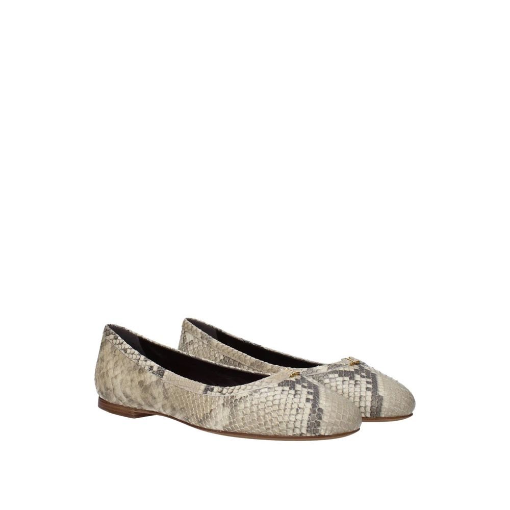 Chloé Beige Goatskin Ballet Flats | Regal Royce