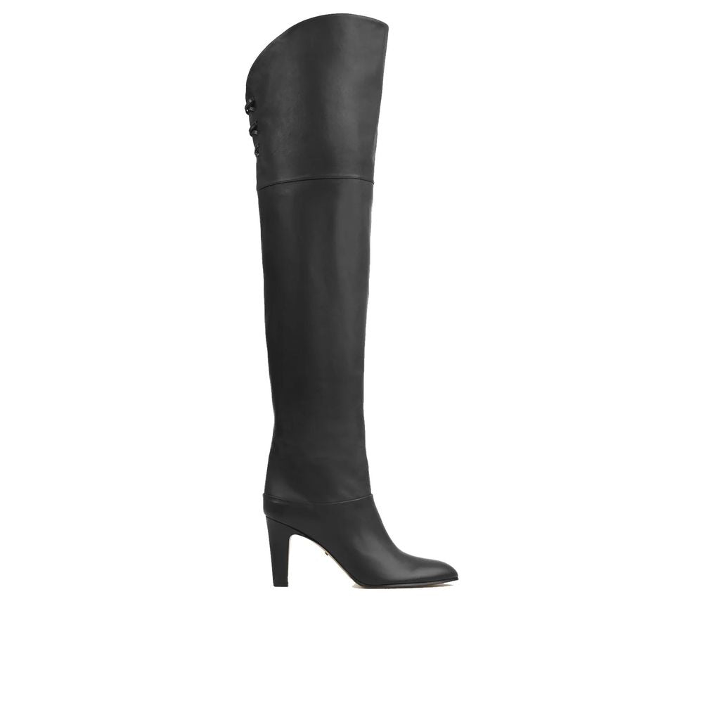 Chloé Black Calfskin Over The Knee | Regal Royce