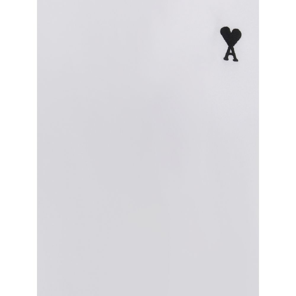 Ami Paris White Cotton T-Shirt | Regal Royce