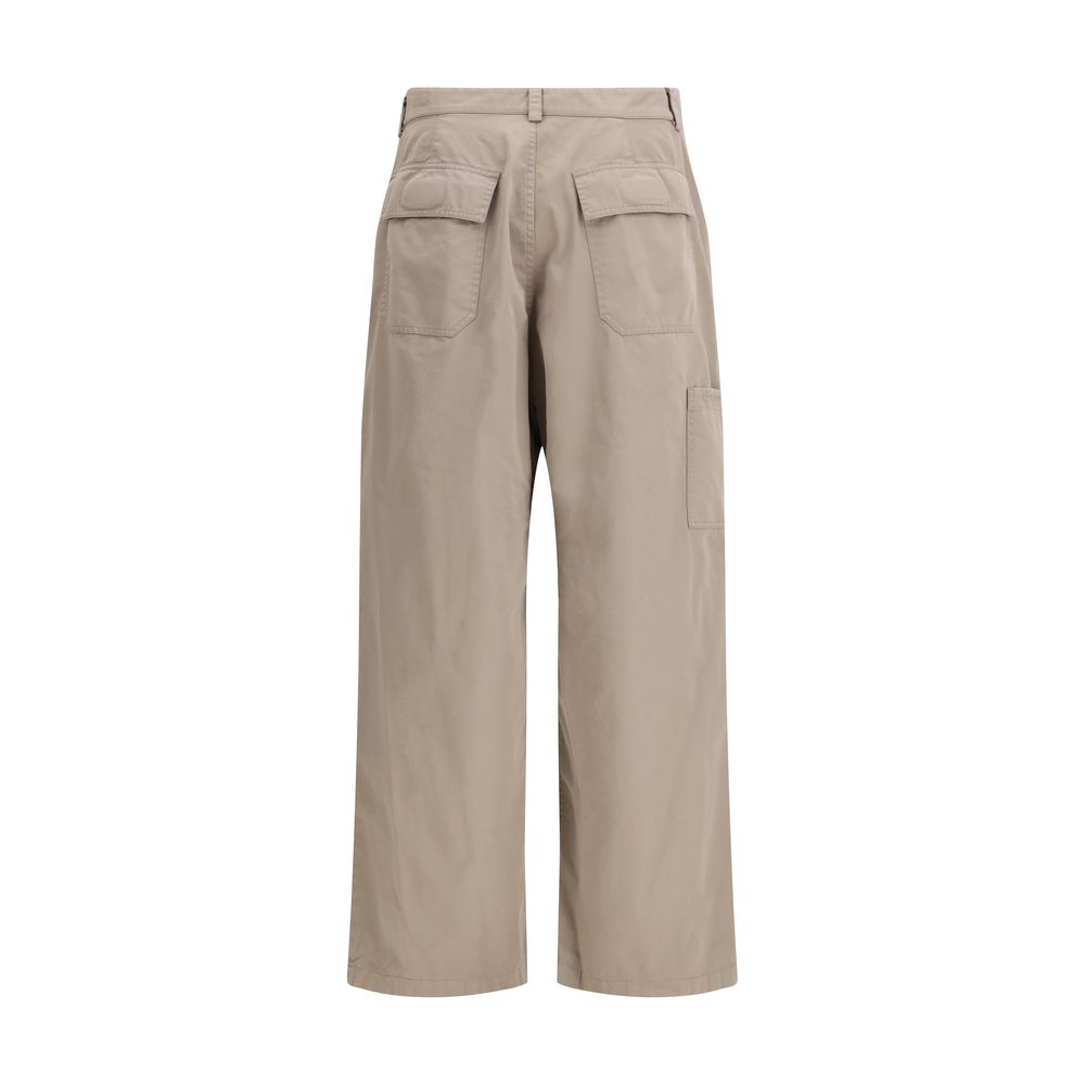 Balenciaga Beige Cotton Casual Pants | Regal Royce