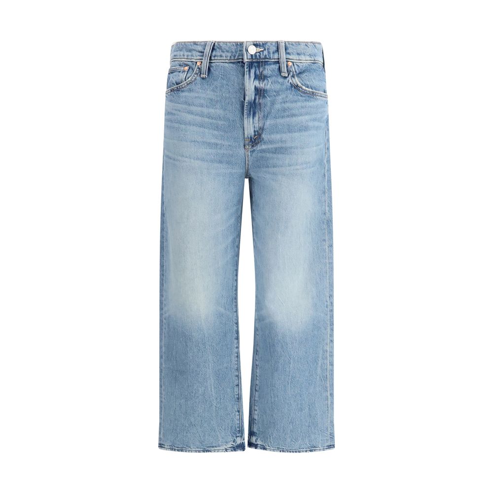 Mother Denim Blue Cotton Cropped Jeans | Regal Royce