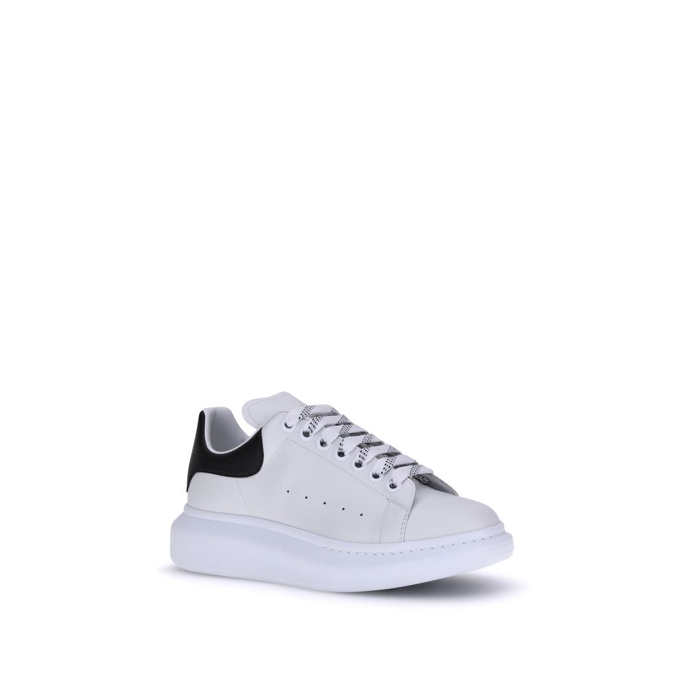 Alexander McQueen White Calf Leather Bos Taurus Platform Sneakers | Regal Royce