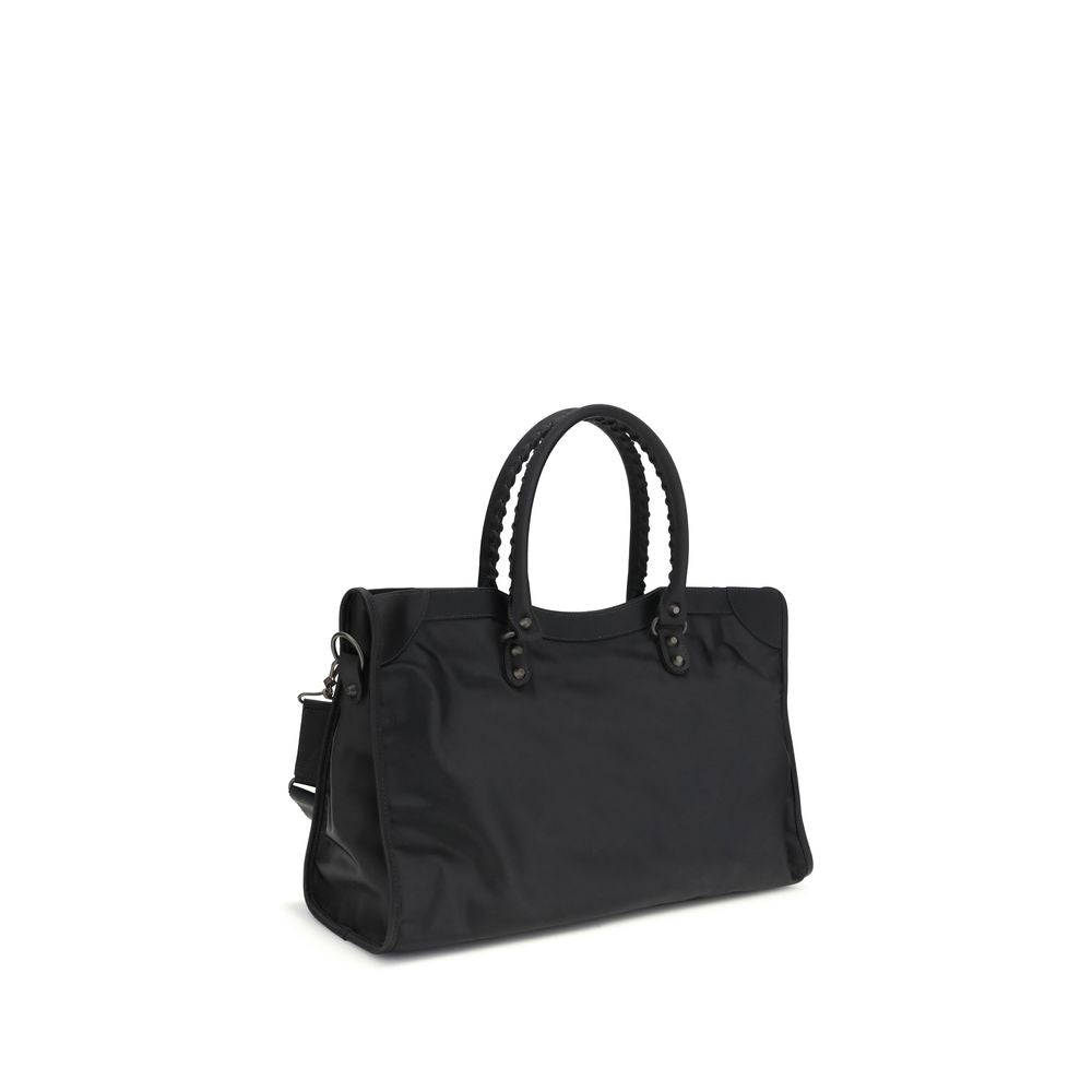 Balenciaga Black Polyamide Shoulder Bag | Regal Royce