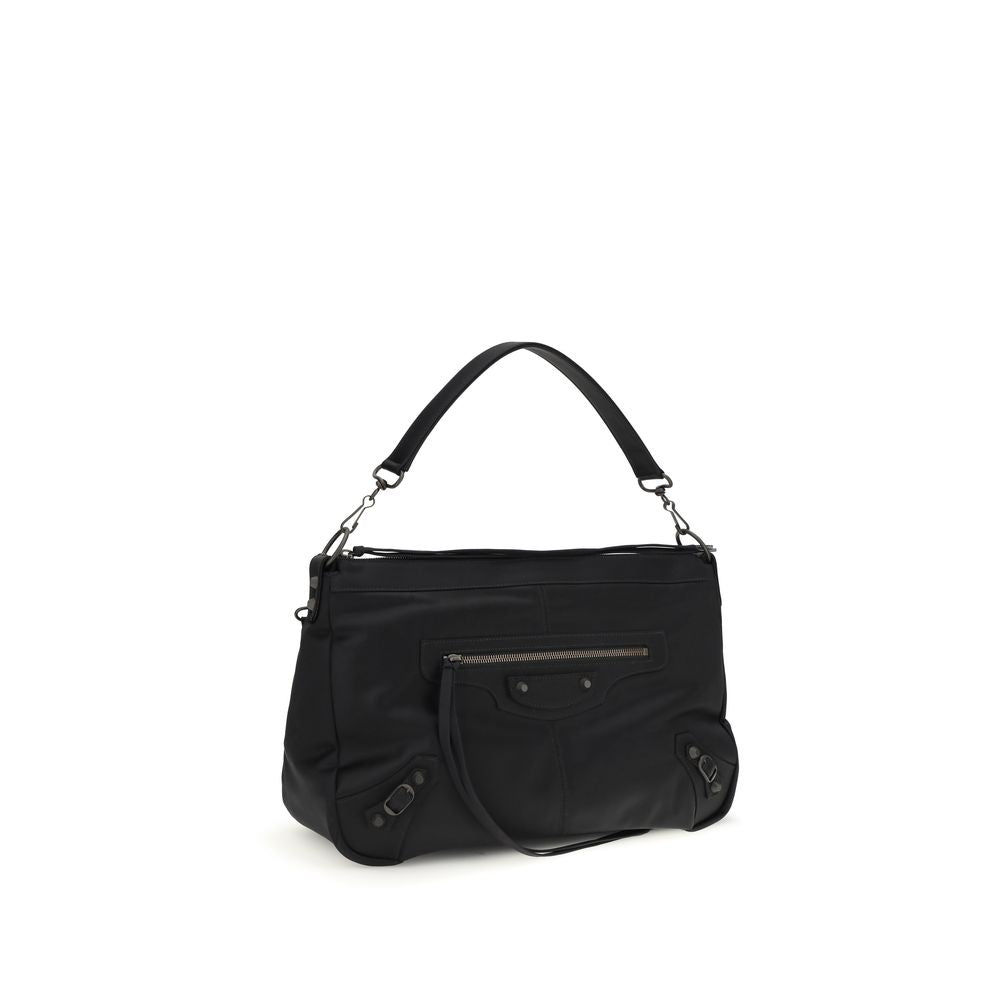 Balenciaga Black Polyamide Shoulder Bag | Regal Royce