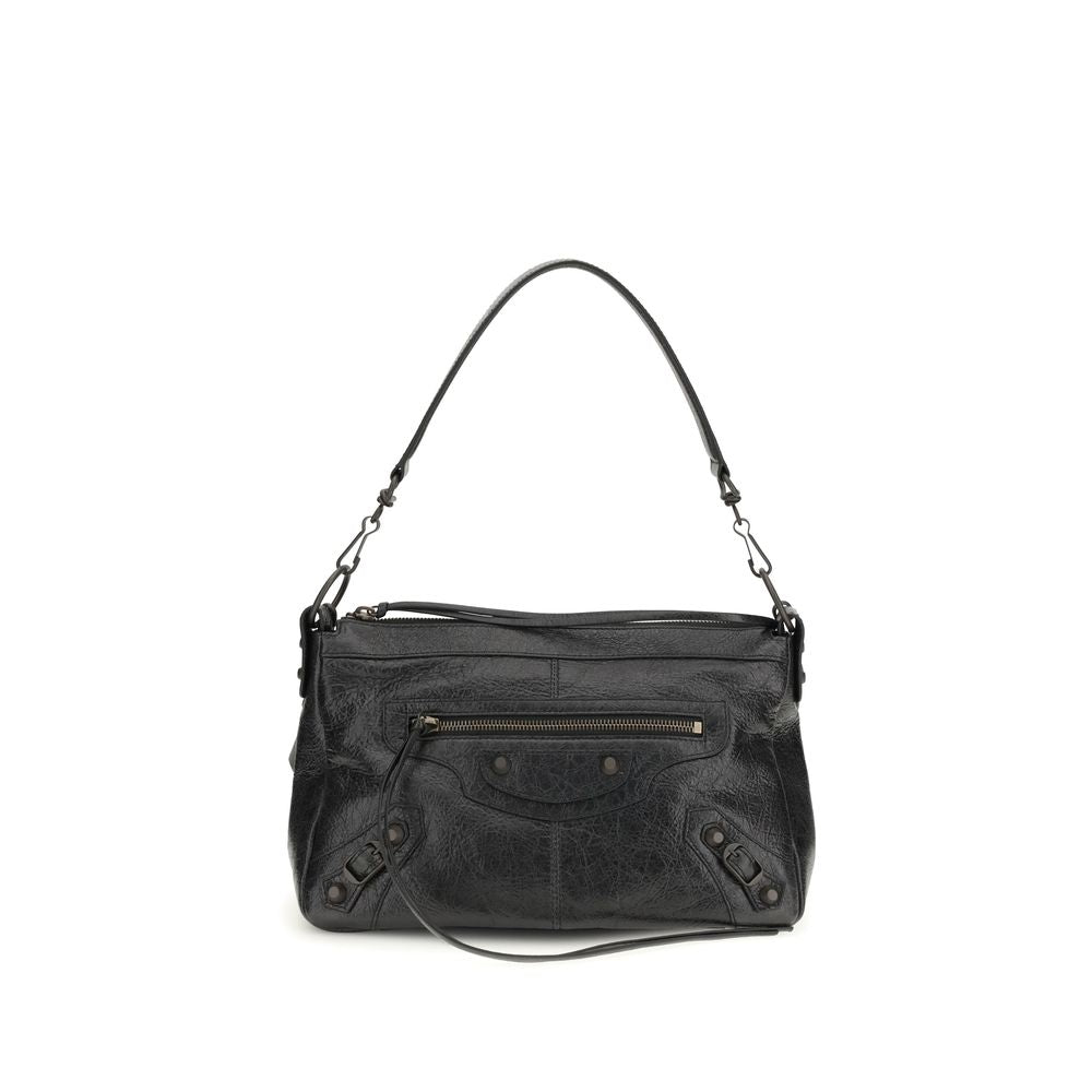 Balenciaga Black Lamb Ovis Aries Aries Shoulder Bag | Regal Royce