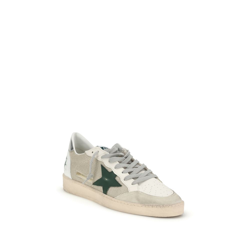 Golden Goose White Calf Leather Bos Taurus Low Top Sneakers | Regal Royce