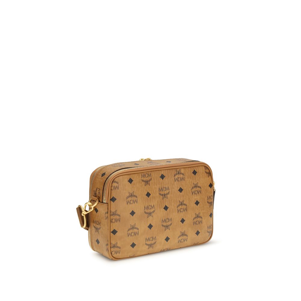 MCM Beige Fabric Shoulder Bag | Regal Royce