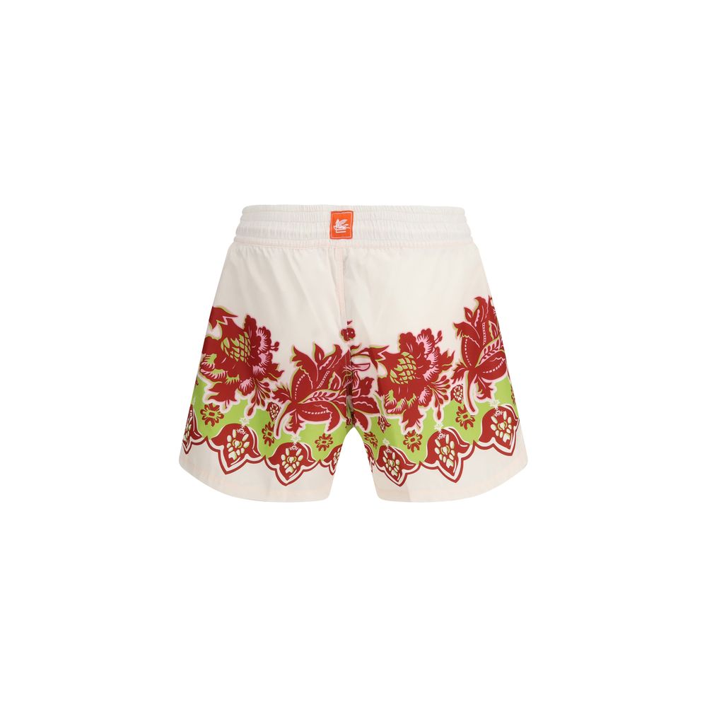 Etro Multicolor Polyester Shorts | Regal Royce