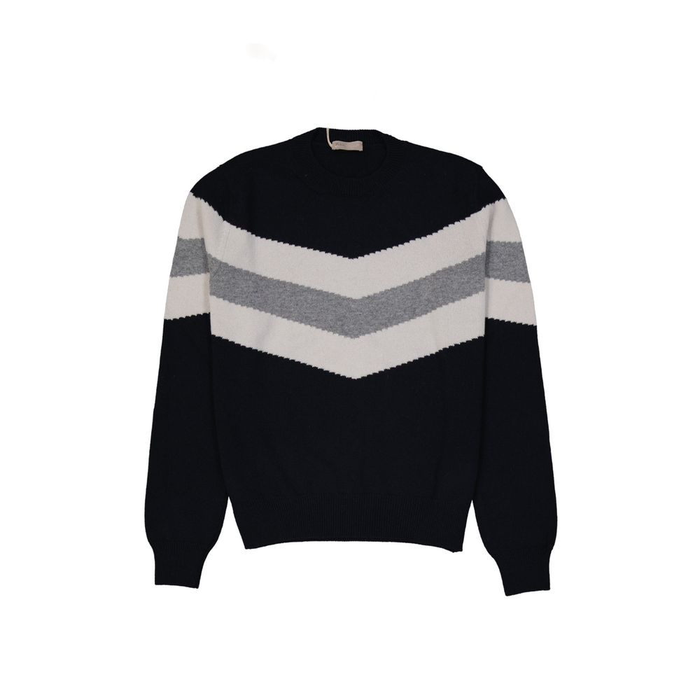 Herno Blue Wool Sweatshirt | Regal Royce