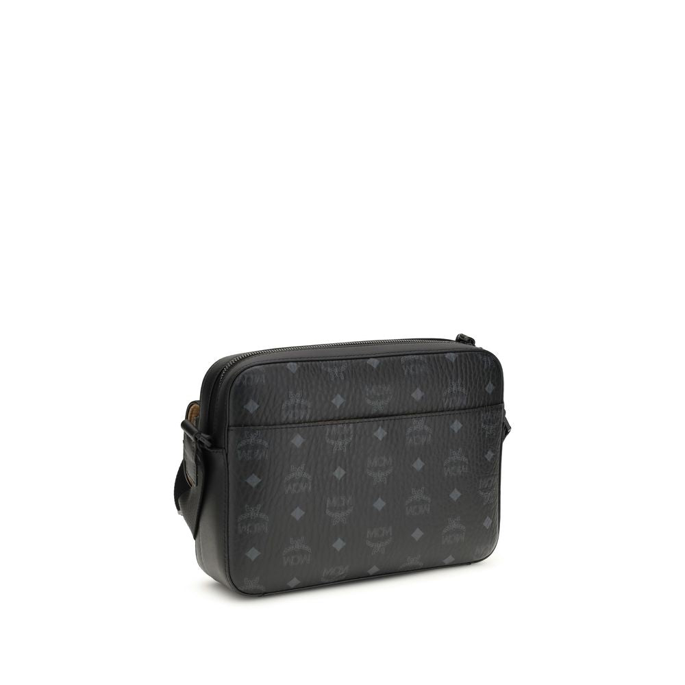 MCM Black Fabric Shoulder Bag | Regal Royce