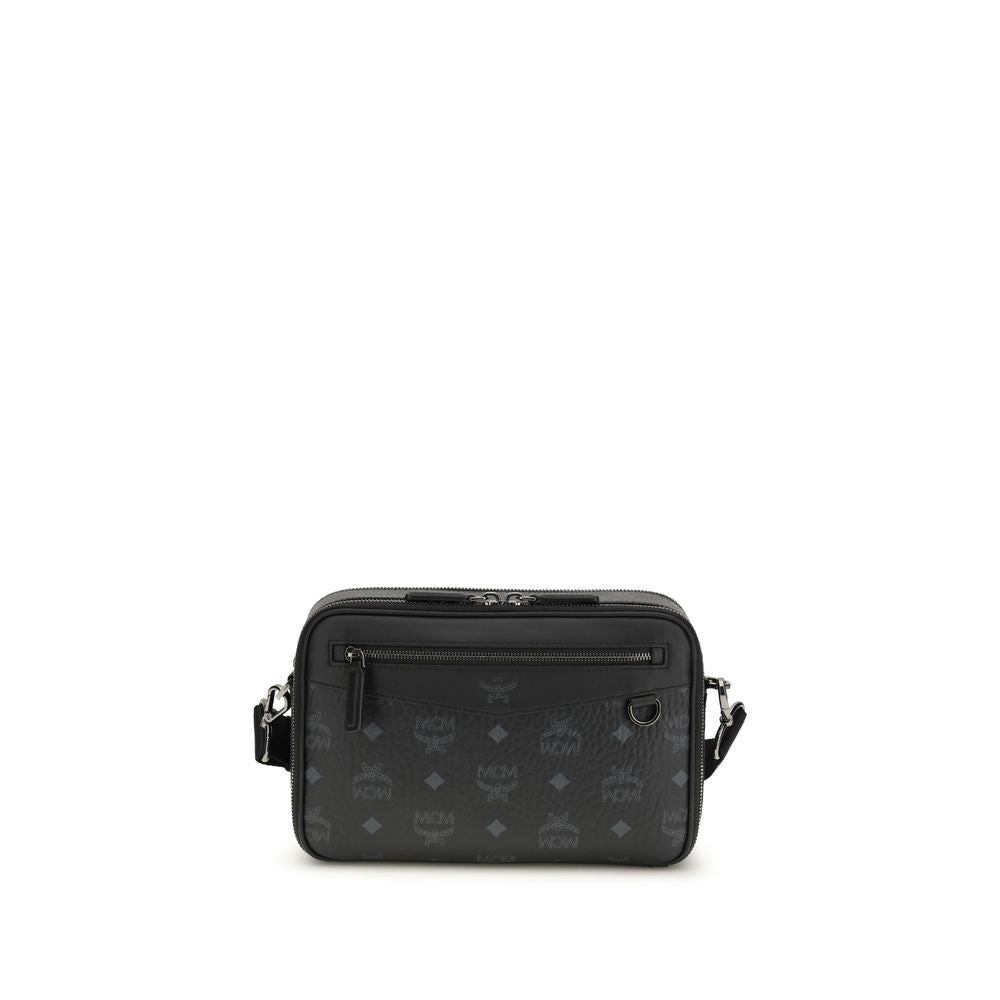 MCM Black Fabric Shoulder Bag | Regal Royce