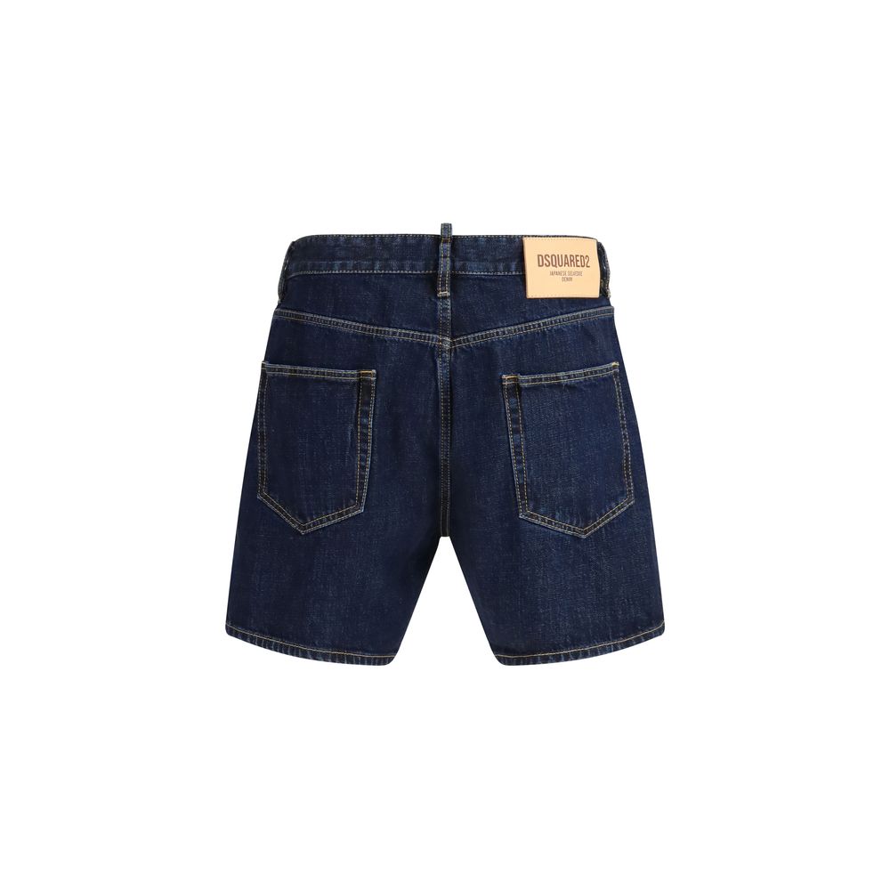Dsquared² Blue Cotton Bermuda Shorts | Regal Royce
