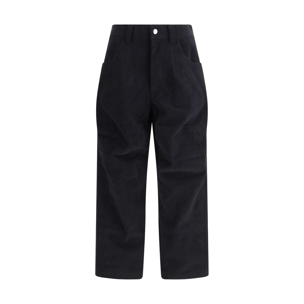 Marant Etoile Black Cotton Casual Pants | Regal Royce