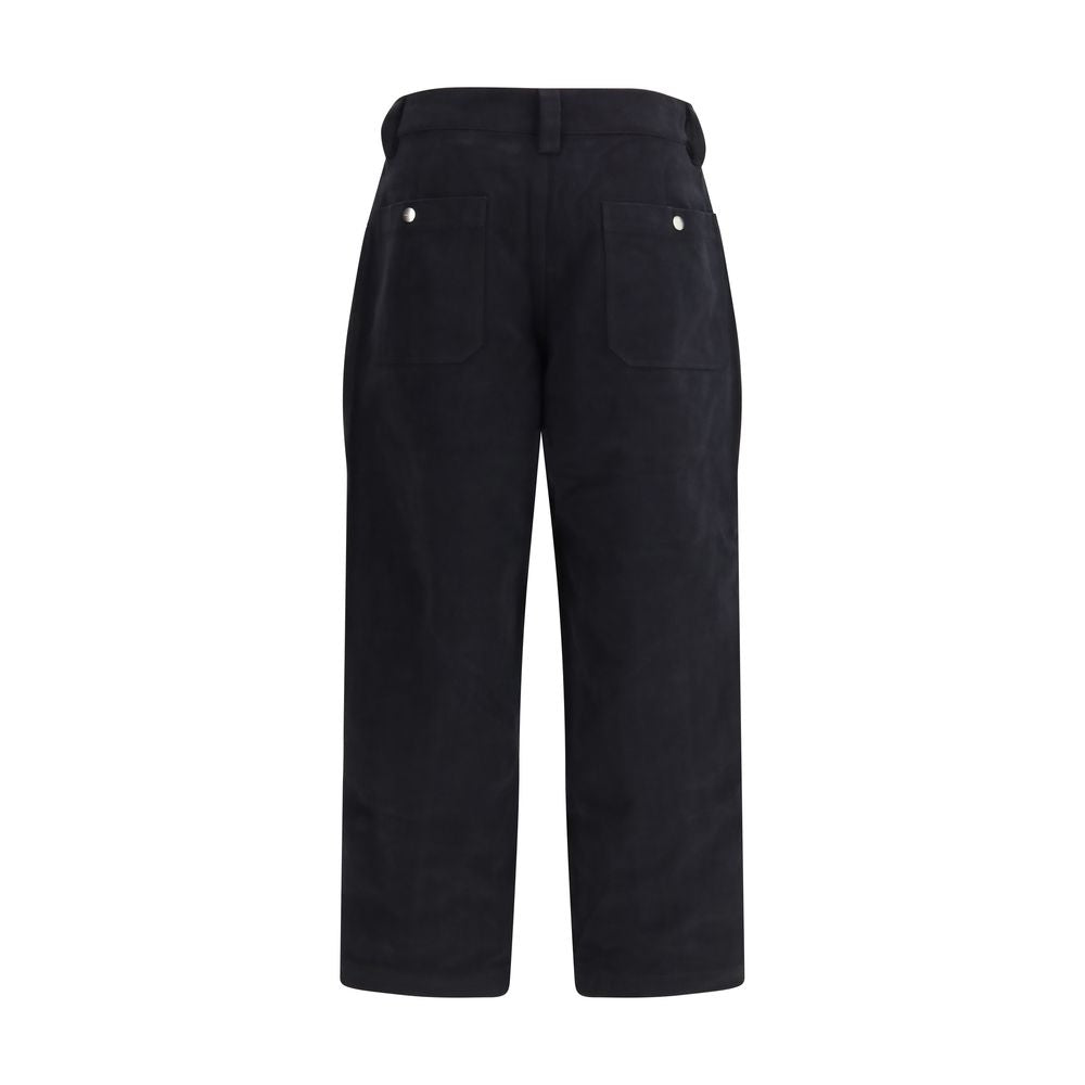 Marant Etoile Black Cotton Casual Pants | Regal Royce