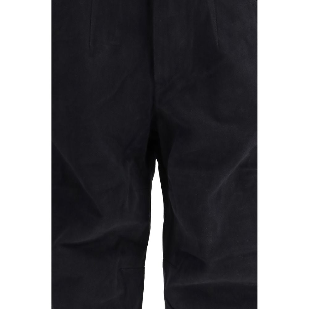 Marant Etoile Black Cotton Casual Pants | Regal Royce