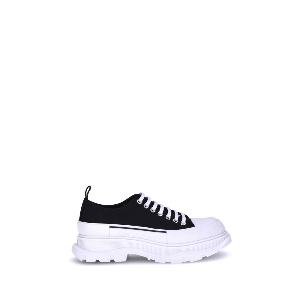 Alexander McQueen Black Rubber Chunky Sneakers | Regal Royce